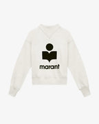 Isabel Marant -  Pull à logo blanc femme