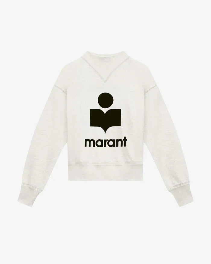 Isabel Marant -  Pull à logo blanc femme